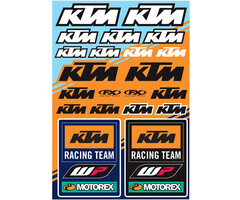 Factory Effex Universal Aufkleber-Bogen KTM - Racing