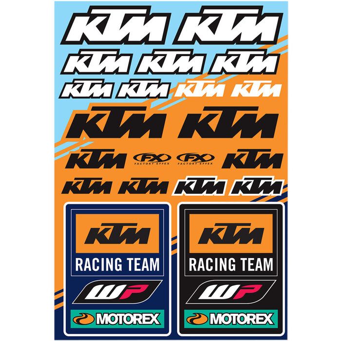 Factory Effex Universal Aufkleber-Bogen KTM - Racing
