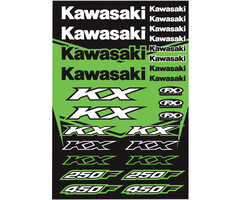 Factory Effex Universal Sticker Aufkleber Bogen Kawasaki