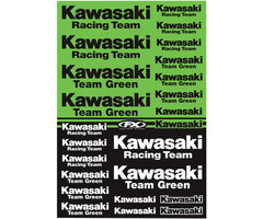 Factory Effex Universal Aufkleber-Bogen Kawasaki - Racing