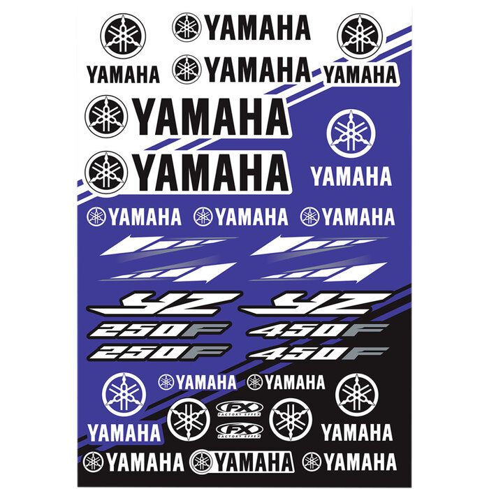 Factory Effex Universal Aufkleber-Bogen Yamaha