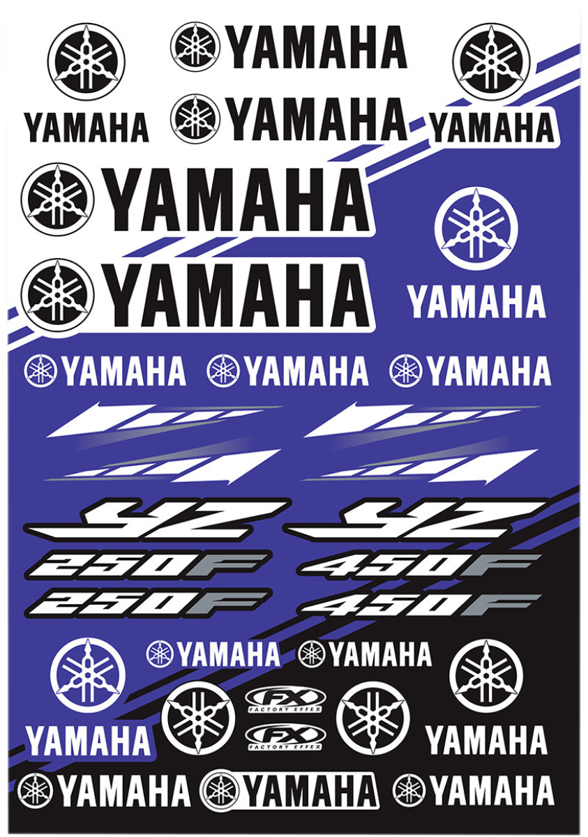 Factory Effex Universal Aufkleber-Bogen Yamaha 