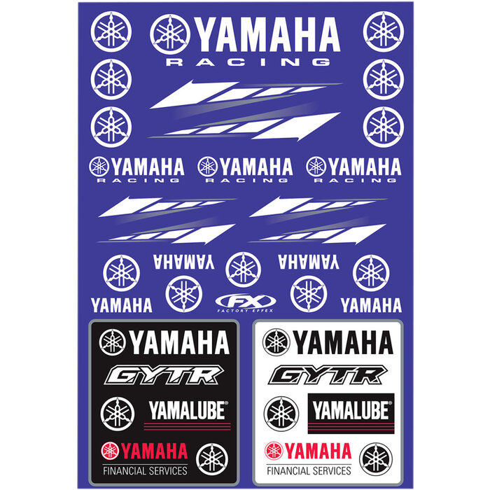 Factory Effex Universal Aufkleber-Bogen Yamaha - Racing
