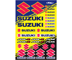 Factory Effex Universal Aufkleber - Bogen Suzuki