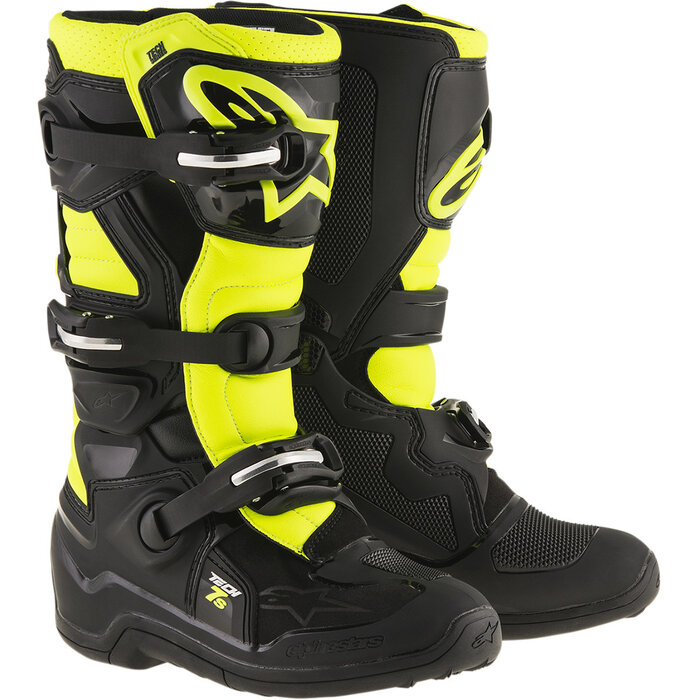 Alpinestars Stiefel Tech 7 S Jugensstiefel schwarz gelb