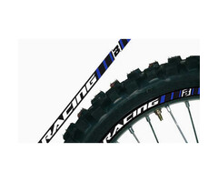 Blackbird Felgen Sticker blau für Yamaha YZ WR