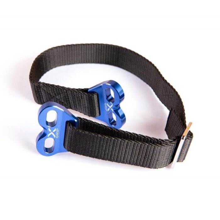 X-Grip Lifting Strap Trage Gurt Bergegurt Hebeband blau XG-2145