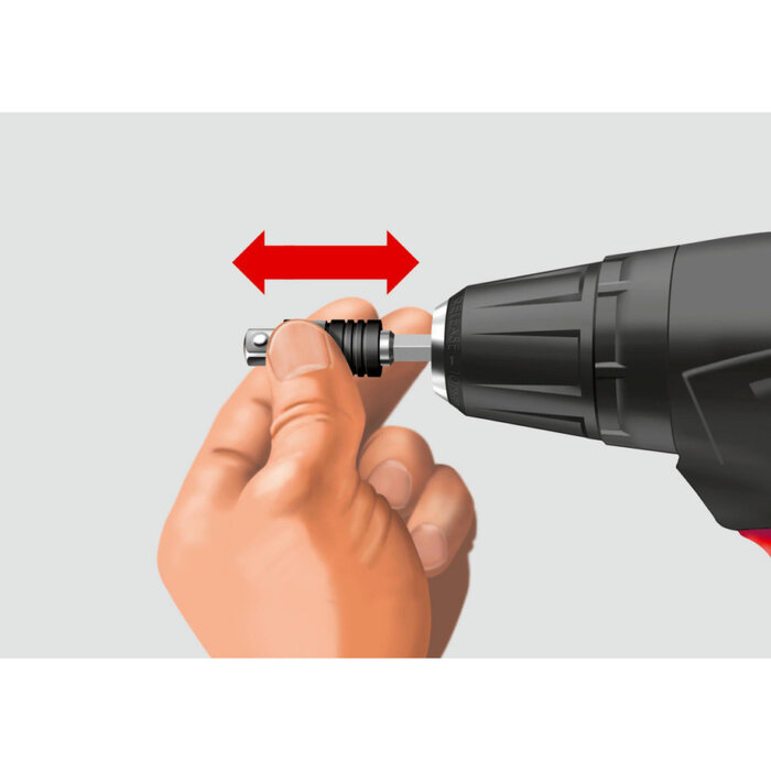 Würth Bithalter 1/4 Zoll Adapter 2 in 1