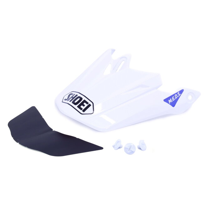 Shoei MX Helm VFX-WR Schirm weiss