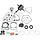 Performance - Motor - Überholsatz für Kawasaki KX250F Bj.  07-08