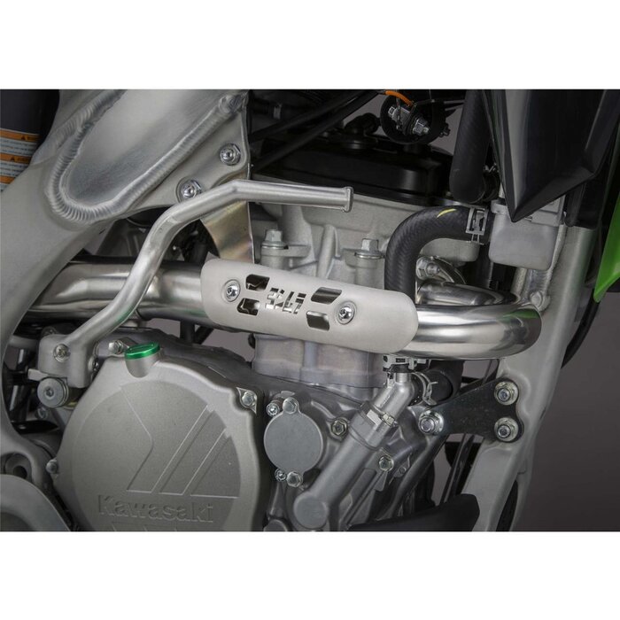 Yoshimura 757132 - YOSHIMURA USA RS4 Full Exhaust System Stainless Steel/Aluminium Exhaust Kawasaki KX250 F Bj.17-20