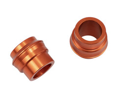 Scar Spurverbreiterung Distanzbuchsen Distanzhülsen vorne Wheel Spacers für KTM und Husqvarna orange
