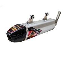 Fresco Carby Muffler Auspuff Aluminium / Carbon End Cap KTM SX125 Husqvarna TC125 Bj. 19-20
