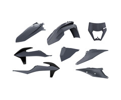 Polisport Plastikkit Bodykit grau für KTM EXC EXC-F  XC-W XCF-W ab Bj. 20