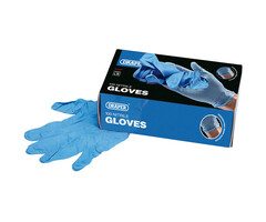 DRAPER Nitrile Handschuhe Safety Gloves Blue (100 pieces)