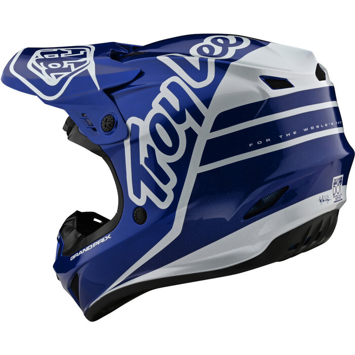 Troy Lee Designs GP Helm Silhouette navy weiss