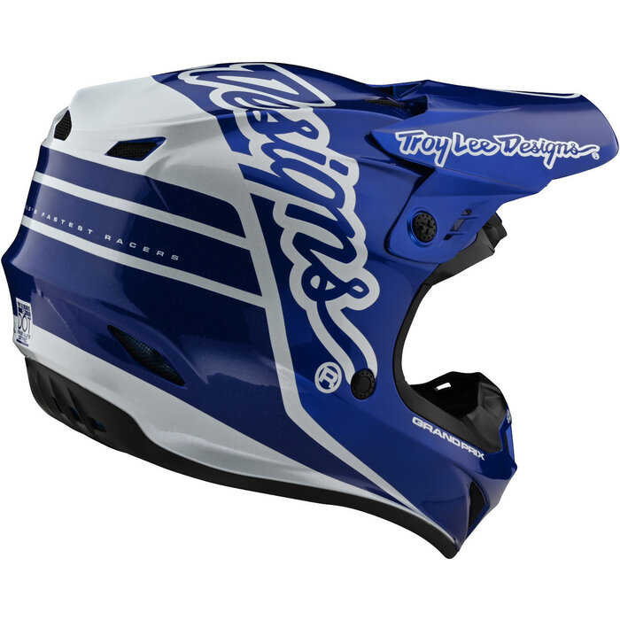 Troy Lee Designs GP Helm Silhouette navy weiss