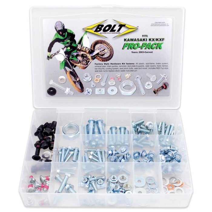 Bolt Schrauben Set für Kawasaki KX KXF