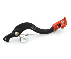 ART Fußbremshebel Bremspedal Aluminium eloxiert schwarz/Spitze orangefarben KTM / Husqvarna 448780