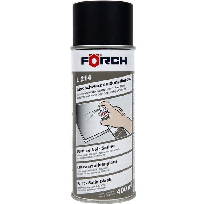 Förch Lackspray L214 schwarz seidenglänzend