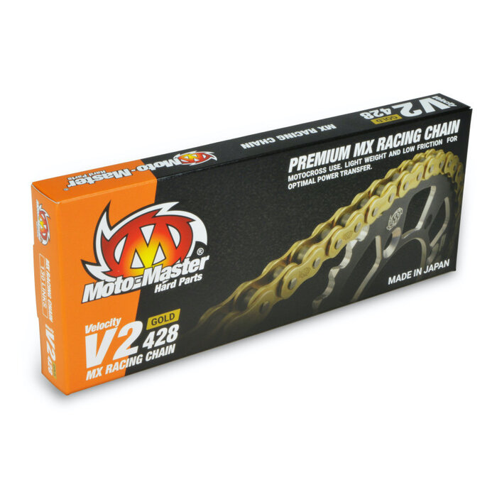 Motomaster Kette 428 V2 Drive Chain mit 130 Glieder und Clip Schloß