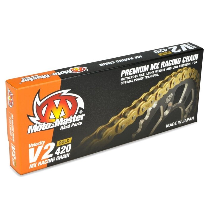 Motomaster Kette 428 V2 Drive Chain mit 130 Glieder und Clip Schloß - Copy