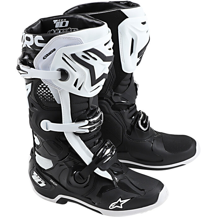 Alpinestars Stiefel Tech 10 schwarz weiß