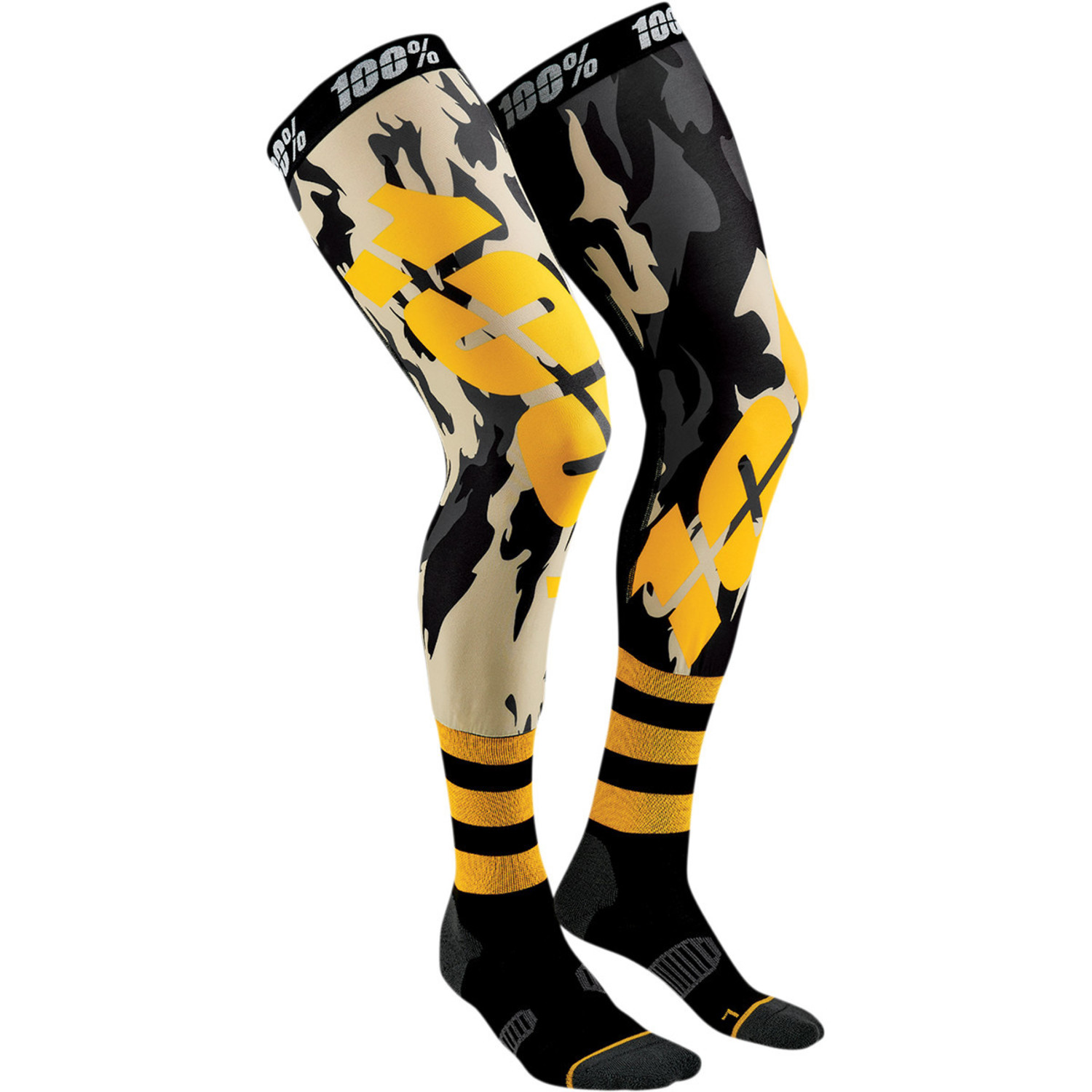 Thor MX Socks Motocross Enduro Kniestrümpfe Socken schwarz/gelb 