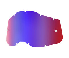 100 % Mirror Blau Rot Ersatzglas Lens für Accuri 2 / Strata 2 / Racecraft 2