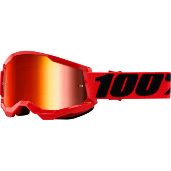 100 % Strata 2 MX Brille rot