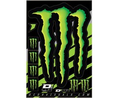 D'COR Visuals Sticker Aufkleber Bogen Monster Claw