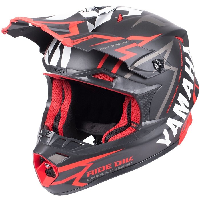 FXR Helm Blade 2.0 Yamaha schwarz rot