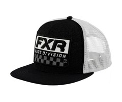FXR Cap Kappe Race Division schwarz weiss