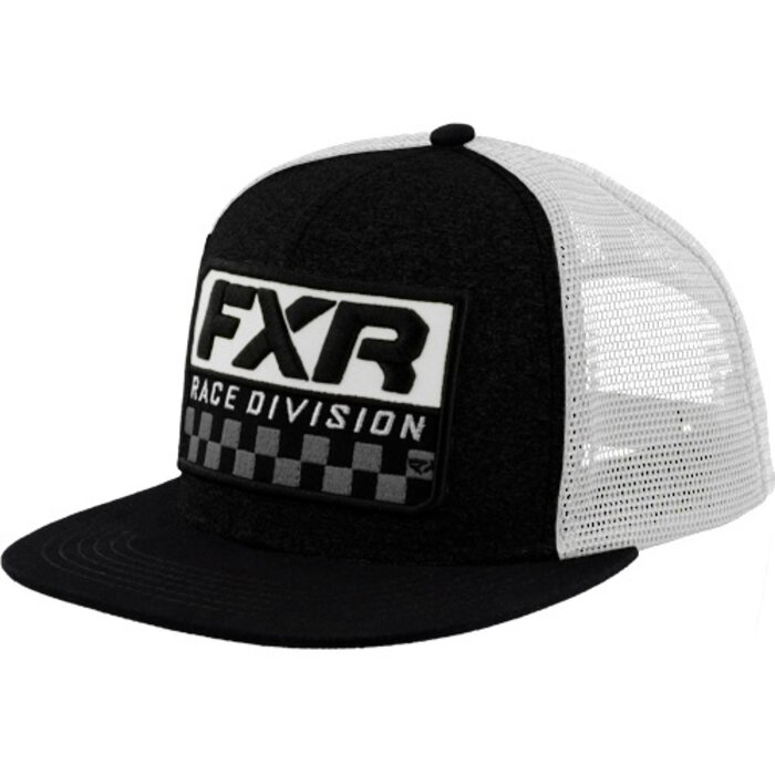 FXR Cap Kappe Race Division schwarz weiss