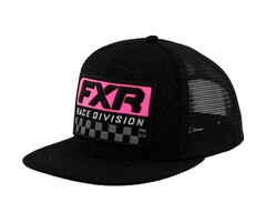 FXR Cap Kappe Race Division schwarz pink