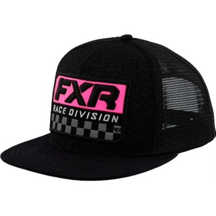 FXR Cap Kappe Race Division schwarz pink
