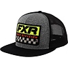 FXR Cap Kappe Race Division schwarz grau heather hi viz