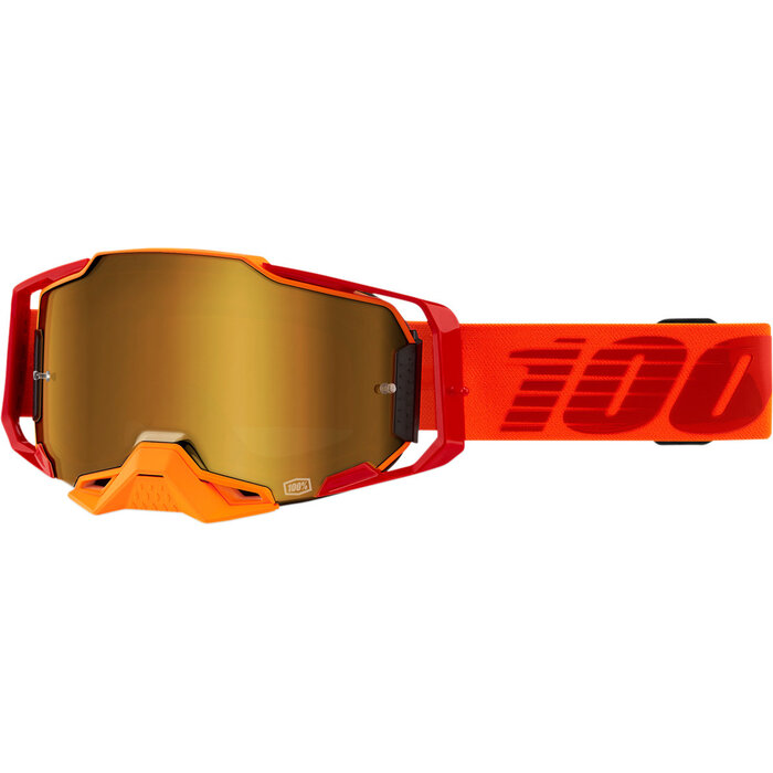 100 % Armega MX Enduro Anti Fog Brille Litkit rot