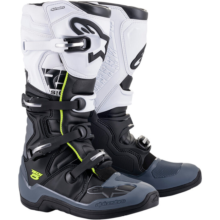 Alpinestars Stiefel Tech 5 schwarz grau weiss