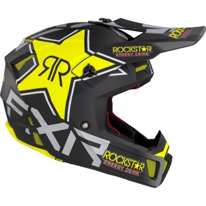 FXR Helm Clutch Rockstar schwarz gelb