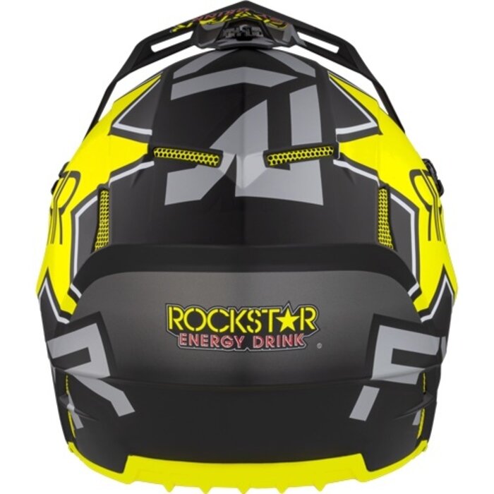 FXR Helm Clutch Rockstar schwarz gelb