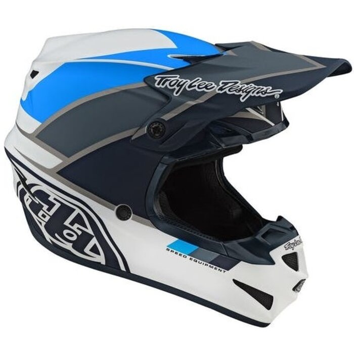 Troy Lee Designs Helm SE4 Polyacrylite MIPS Beta white gray