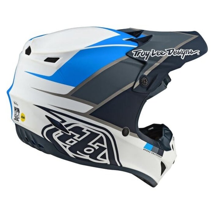 Troy Lee Designs Helm SE4 Polyacrylite MIPS Beta white gray