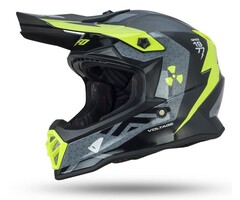 UFO Kinder Helm Bomber Freebooter grau gelb