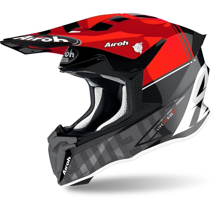 Airoh Twist 2.0 Tech rot Motocross Helm