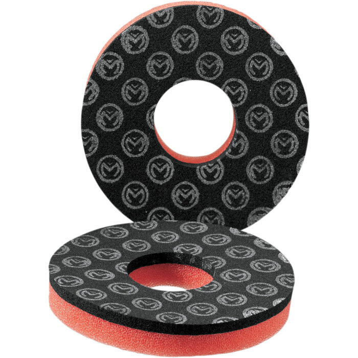 Moose Racing Dual Layer Grip Donuts schwarz rot