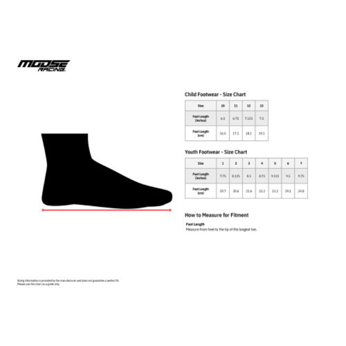 Moose Racing Kinder Offroad Cross Stiefel M1.3 schwarz