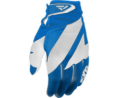 FXR Clutch Strap MX Gear Motocross Handschuhe hellblau weiss