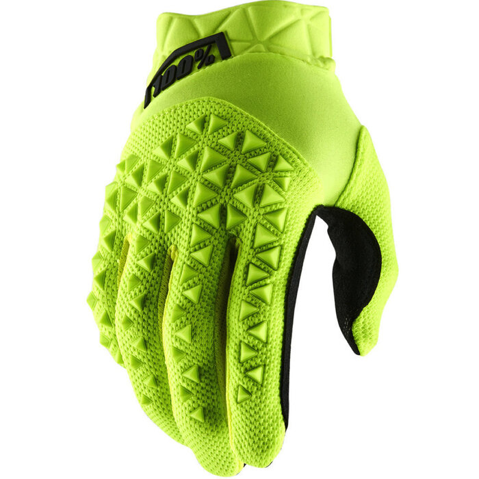 100 % Airmatic Handschuhe fluo neongelb schwarz