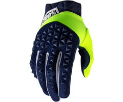 100 % Airmatic Handschuhe navy gelb